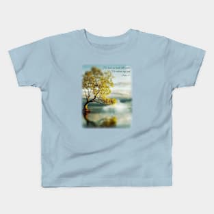 He leads me beside still waters Kids T-Shirt